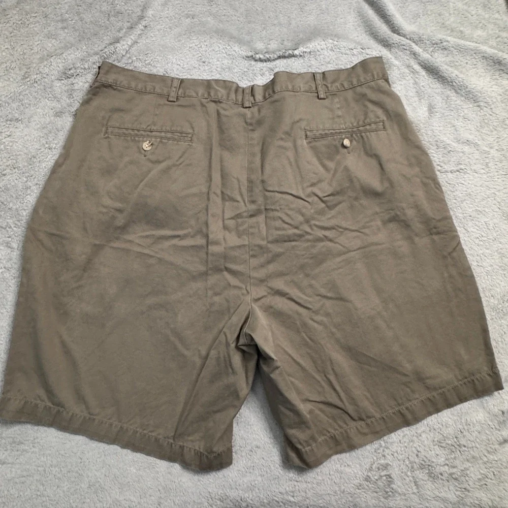 Vintage Polo Ralph Lauren Tyler Short Men's Khaki Pleated Cotton Chino Shorts 42